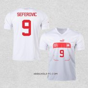 Camiseta Segunda Suiza Jugador Seferovic 2022