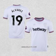 Camiseta Segunda West Ham Jugador Alvarez 2023-2024