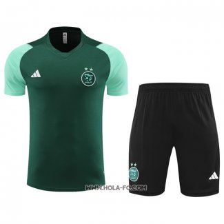 Chandal del Argelia 2023-2024 Manga Corta Verde - Pantalon Corto