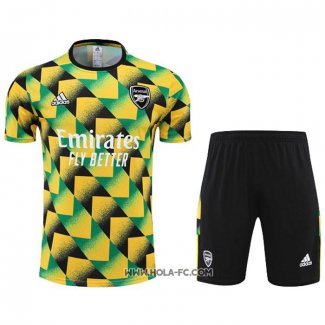 Chandal del Arsenal 2022-2023 Manga Corta Verde - Pantalon Corto