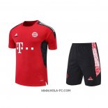 Chandal del Bayern Munich 2022-2023 Manga Corta Rojo - Pantalon Corto