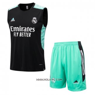 Chandal del Real Madrid 2022-2023 Sin Mangas Negro