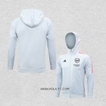 Chaqueta con Capucha del Arsenal 2023-2024 Gris