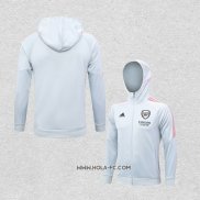 Chaqueta con Capucha del Arsenal 2023-2024 Gris