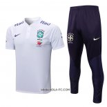 Conjunto Polo del Brasil 2022-2023 Blanco