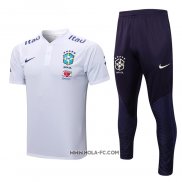 Conjunto Polo del Brasil 2022-2023 Blanco