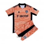 Camiseta Leeds United Portero 2021-2022 Nino Naranja