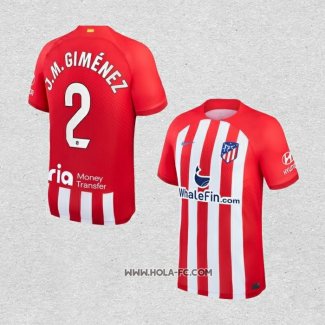 Camiseta Primera Atletico Madrid Jugador J.M.Gimenez 2023-2024