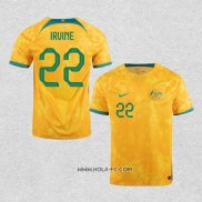 Camiseta Primera Australia Jugador Irvine 2022