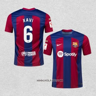 Camiseta Primera Barcelona Jugador Xavi 2023-2024