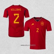 Camiseta Primera Espana Jugador Williams 2022