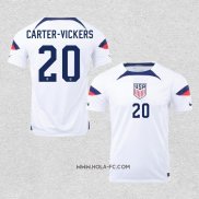 Camiseta Primera Estados Unidos Jugador Carter-Vickers 2022