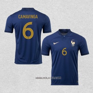 Camiseta Primera Francia Jugador Camavinga 2022