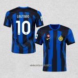Camiseta Primera Inter Milan Jugador Lautaro 2023-2024