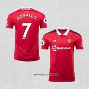 Camiseta Primera Manchester United Jugador Ronaldo 2022-2023