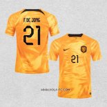 Camiseta Primera Paises Bajos Jugador F.De Jong 2022