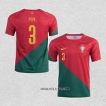 Camiseta Primera Portugal Jugador Pepe 2022