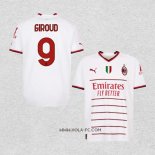 Camiseta Segunda AC Milan Jugador Giroud 2022-2023