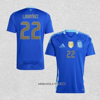 Camiseta Segunda Argentina Jugador L.Martinez 2024