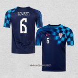 Camiseta Segunda Croacia Jugador Lovren 2022