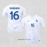 Camiseta Segunda Francia Jugador Mandanda 2022