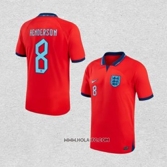 Camiseta Segunda Inglaterra Jugador Henderson 2022