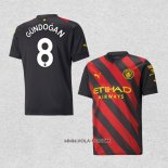 Camiseta Segunda Manchester City Jugador Gundogan 2022-2023