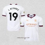 Camiseta Segunda Manchester City Jugador J.Alvarez 2023-2024