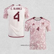 Camiseta Segunda Mexico Jugador E.Alvarez 2022