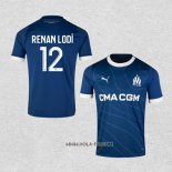 Camiseta Segunda Olympique Marsella Jugador Renan Lodi 2023-2024