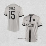 Camiseta Segunda Paris Saint-Germain Jugador Danilo 2022-2023