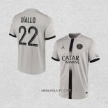 Camiseta Segunda Paris Saint-Germain Jugador Diallo 2022-2023