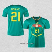Camiseta Segunda Senegal Jugador Ndiaye 2022