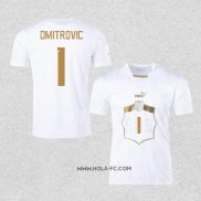 Camiseta Segunda Serbia Jugador Dmitrovic 2022