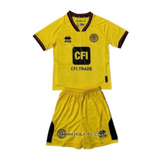 Camiseta Segunda Sheffield United 2023-2024 Nino