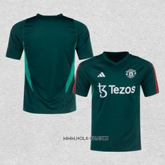 Camiseta de Entrenamiento Manchester United 2023-2024 Verde