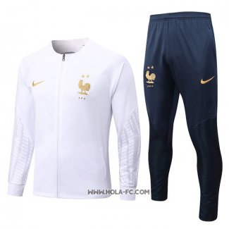 Chandal de Chaqueta del Francia 2022-2023 Blanco