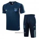 Chandal del Ajax 2023-2024 Manga Corta Azul - Pantalon Corto