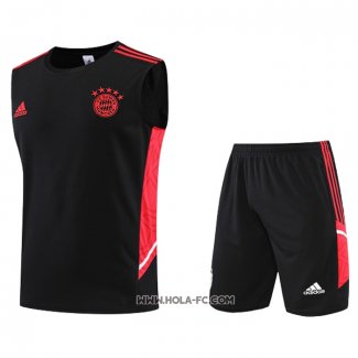 Chandal del Bayern Munich 2022-2023 Sin Mangas Negro