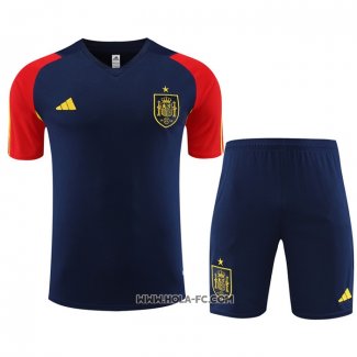 Chandal del Espana 2023-2024 Manga Corta Azul - Pantalon Corto