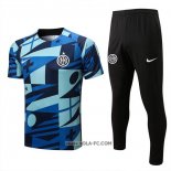 Chandal del Inter Milan 2022-2023 Manga Corta Azul