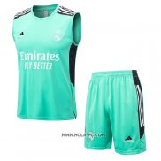 Chandal del Real Madrid 2022-2023 Sin Mangas Verde