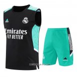 Chandal del Real Madrid 2022-2023 Sin Mangas Negro