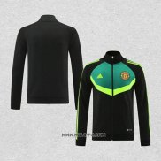 Chaqueta del Manchester United 2024-2025 Negro y Verde