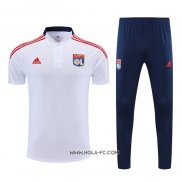 Conjunto Polo del Lyon 2022-2023 Blanco