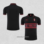 Camiseta Polo del AC Milan 2022-2023 Negro