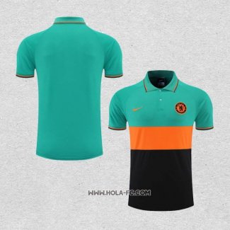 Camiseta Polo del Chelsea 2022-2023 Verde y Naranja