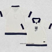 Camiseta Polo del Inglaterra 2024-2025 Blanco