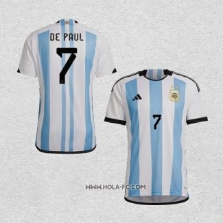 Camiseta Primera Argentina Jugador De Paul 2022