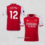 Camiseta Primera Arsenal Jugador Saliba 2023-2024